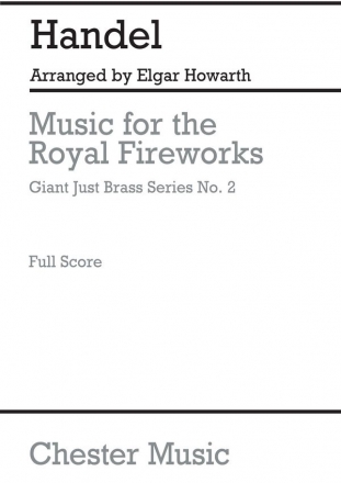 Music For The Royal Fireworks  for brass ensemble score