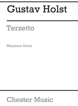 Gustav Holst: Terzetto (Miniature Score) Flute, Oboe, Viola Miniature Score