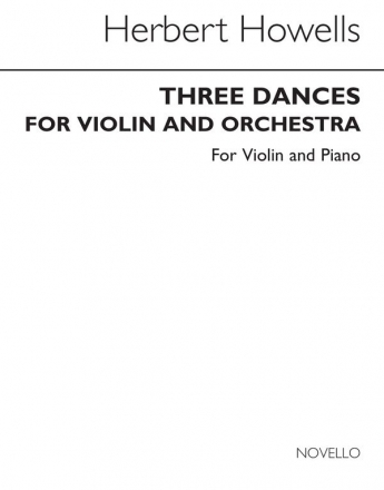 Herbert Howells, Three Dances Violine und Klavier Buch