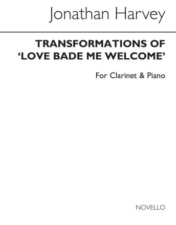 Jonathan Harvey, Transformations Of Love Bade Me Welcome Clarinet Buch