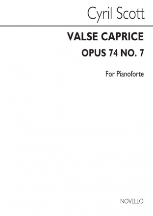 Cyril Scott, Valse Caprice Op74 No.7 Piano  Buch