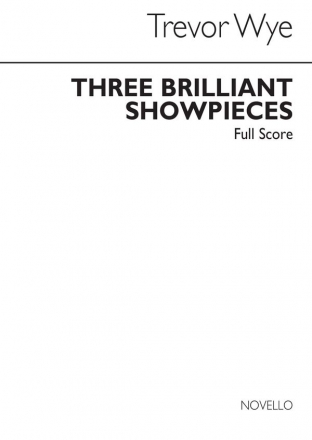 Trevor Wye, Three Brilliant Showpieces For Flute Ensemble Fltenensemble Partitur