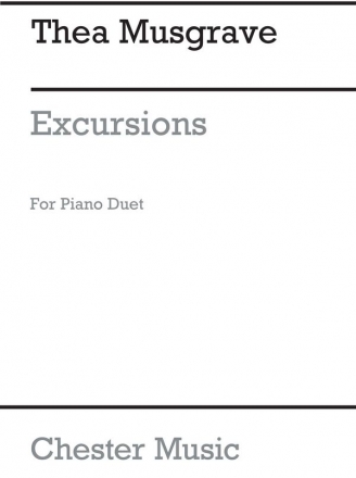 Thea Musgrave: Excursions: 8 Pieces For Piano Duet Piano Duet Instrumental Work