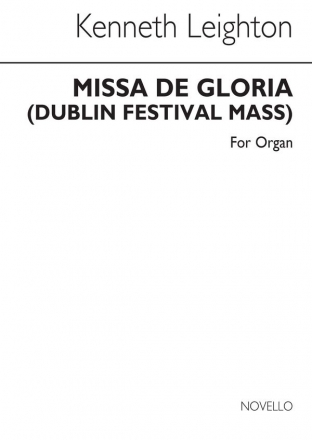 Kenneth Leighton, Missa De Gloria Op. 82 Orgel Buch