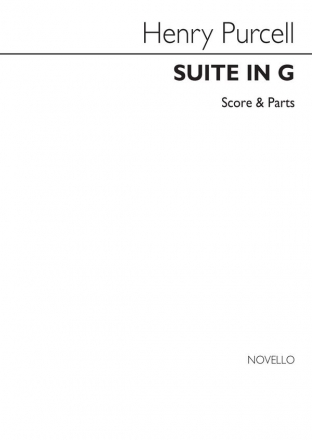 Henry Purcell, Suite In G Strings and Continuo Partitur + Stimmen