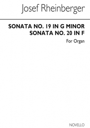 Josef Rheinberger, Sonatas 19 And 20 For Organ Orgel Buch