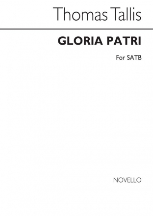 Thomas Tallis, Gloria Patri SATB Chorpartitur