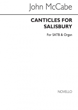 John McCabe, Canticles For Salisbury for SATB Chorus and SATB and Organ Chorpartitur