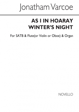 Jonathan Varcoe, As I In Hoary Winter's Night SATB Chamber Group Chorpartitur