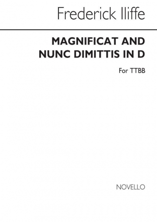 Barrie Illiffe, Iliffe Magnificat And Nunc Dimittis Ttbb TTBB Chorpartitur