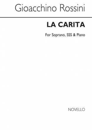 Gioachino Rossini, La Carita Soprano, SSS and Piano Buch