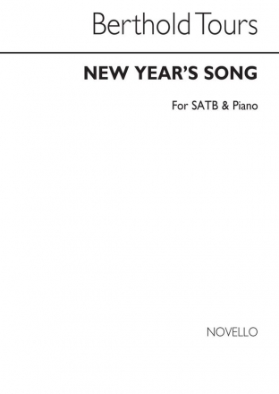 Berthold Tours, New Year's Song SATB and Piano Chorpartitur