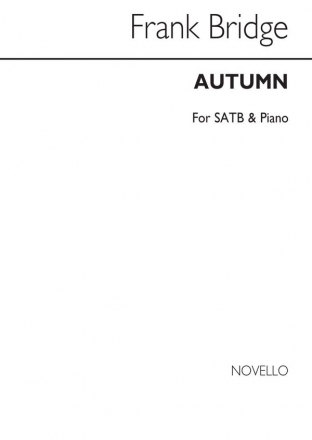 Frederick Bridge, Autumn SATB and Piano Chorpartitur