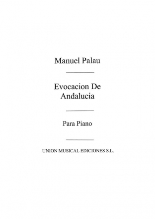 Evocacion De Andalucia para piano