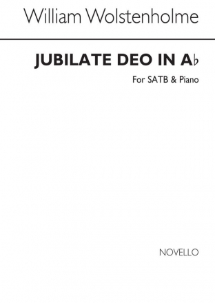 William Wolstenholme, Jubilate Deo In A Flat SATB and Organ Chorpartitur