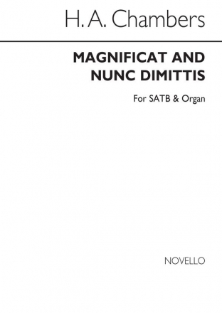 H.A. Chambers, Magnificat And Nunc Dimittis In G SATB and Organ Chorpartitur