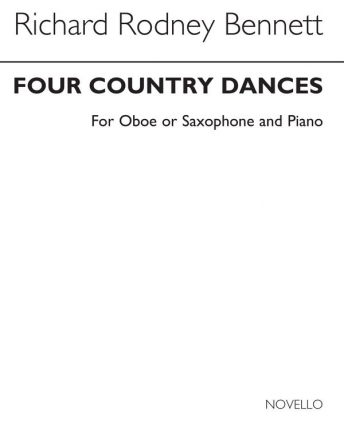 Richard Rodney Bennett, Four Country Dances Oboe Soprano Saxophone Piano Accompaniment Buch