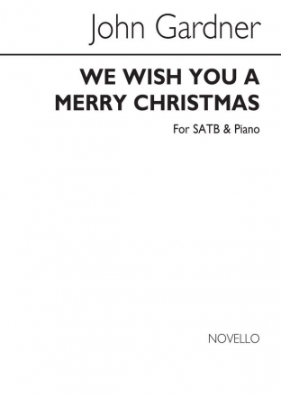 We Wish You A Merry Christmas SATB and Piano Chorpartitur