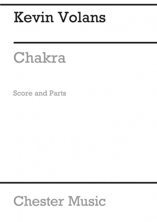 Kevin Volans: Chakra For Three Percussionists Percussion (Trio) Score and Parts