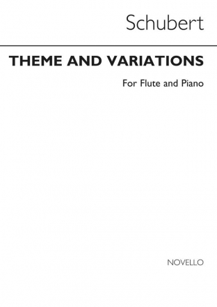 Franz Schubert, Theme And Variations D.935 No.3 (Flute/Piano) Flte und Klavier Buch