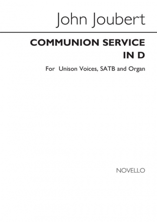 John Joubert, Communion Service In D, Op.46 SATB and Organ Chorpartitur