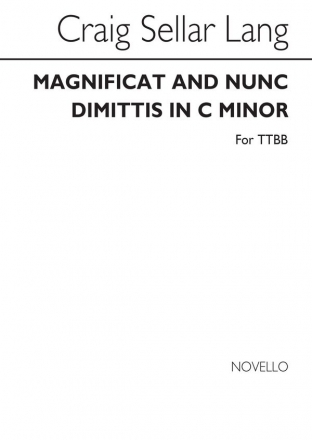 Magnificat And Nunc Dimittis for TTBB Chorus Men's Voices Chorpartitur