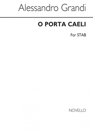 Alessandro Grandi, O Porta Caeli SATB Chorpartitur