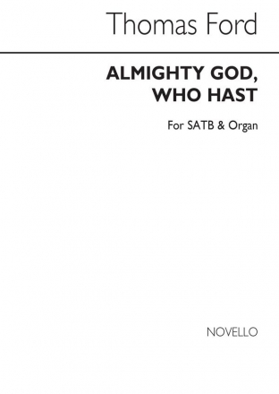 Ford, Almighty God, Who Hast Me Brought SATB and Organ Chorpartitur