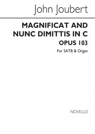 John Joubert, Magnificat And Nunc Dimittis In C Op.105 SATB and Organ Buch