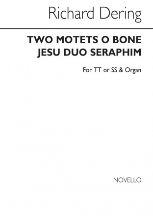 Richard Dering, Two Motets Soprano Voice Buch