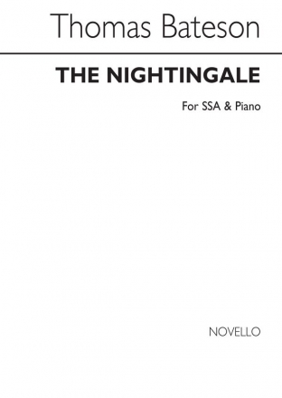 Thomas Bateson, The Nightingale SSA and Piano Chorpartitur