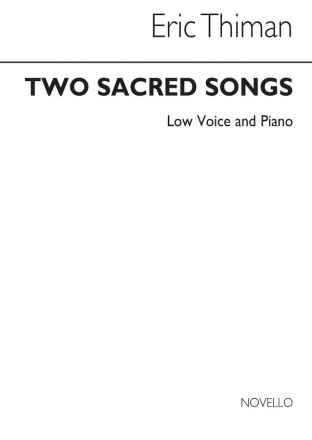 Eric Thiman, Two Sacred Songs For Low Voice Vocal and Piano Buch