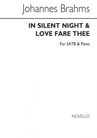 Johannes Brahms, n Silent Night/Love Fare Thee Well SATB and Piano Chorpartitur