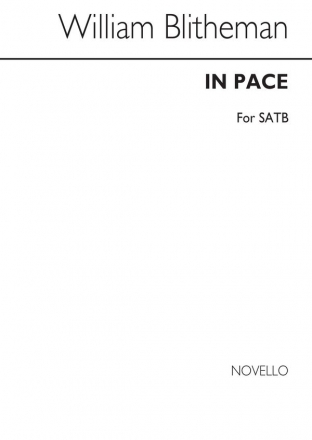 William Blitheman, In Pace SATB Chorpartitur