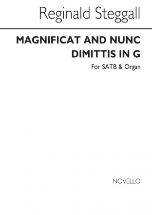 Reginald Steggall, Magnificat And Nunc Dimittis In G SATB and Organ Buch