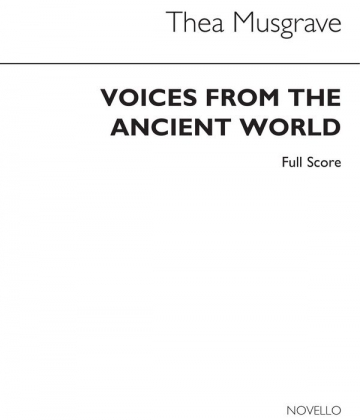 Voice from the Ancient World for 3 flutes and percussion score