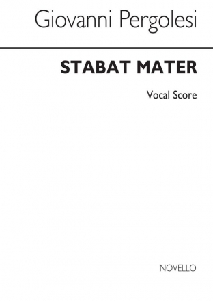 Giovanni Battista Pergolesi, Stabat Mater (English) Vocal Buch