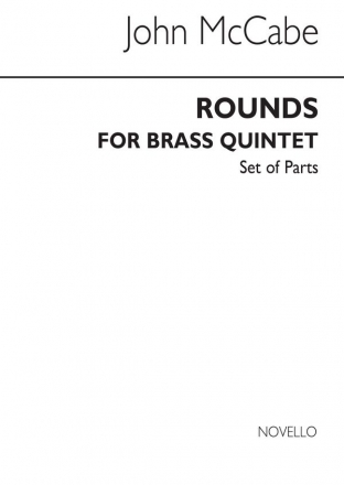 John McCabe, Rounds For Brass Quintet (Parts) Blechblserquintett Buch