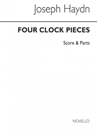 Franz Joseph Haydn, Four Clock Pieces Klarinettentrio Partitur + Stimmen