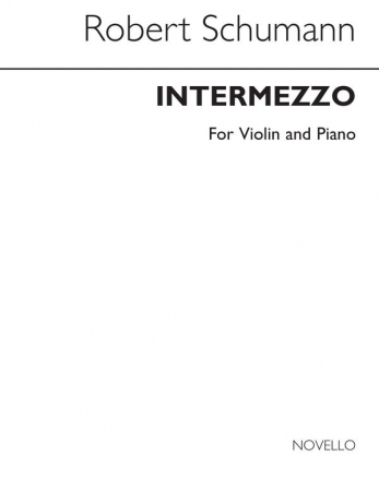 Robert Schumann, Intermezzo (Violin/Piano) Violine und Klavier Buch