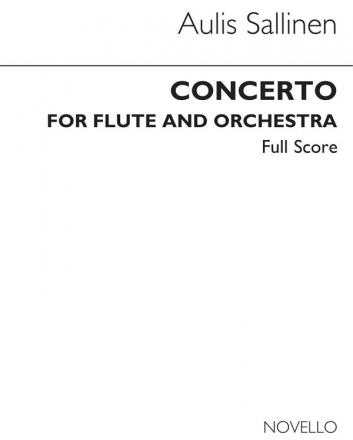 Aulis Sallinen, Concerto For Flute & Orchestra Op.70 (Full Score) Flute Orchestra Partitur