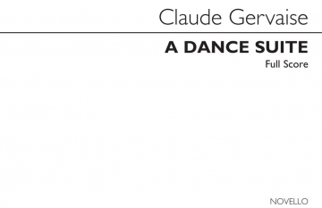 Claude Gervaise, Dance Suite Orchestra Partitur