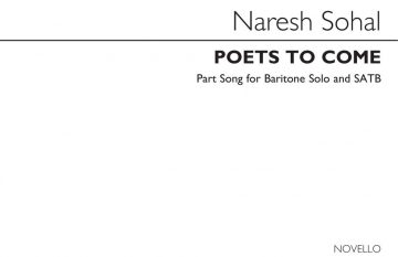 Naresh Sohal, Poets To Come Solo Bass with SATB Chorus SATB Chorpartitur