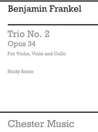 Frankel: String Trio No.2 Op.34 (Study Score) String Instruments Study Score