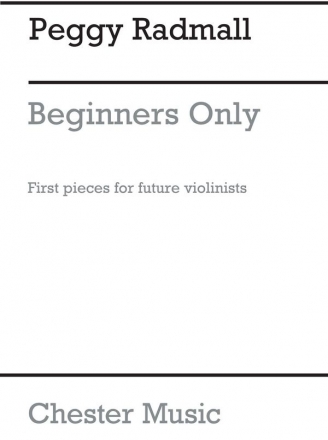 RADMALL PEGGY BEGINNERS ONLY VIOLIN & PIANO BOOK