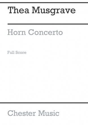 Concerto for french horn and orchestra study score