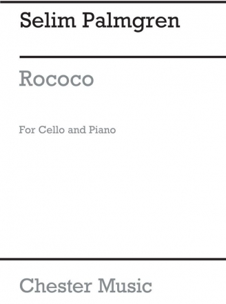 Palmgren: Rococo for Cello and Piano Cello Instrumental Work