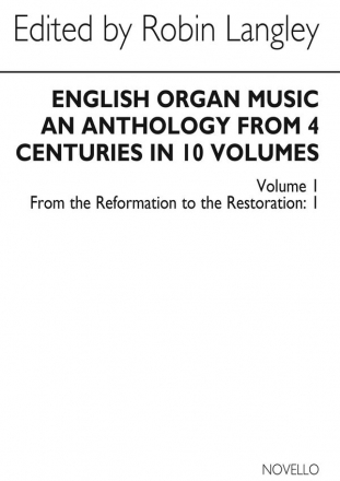 Anthology Of English Organ Music Book 01 Orgel Buch