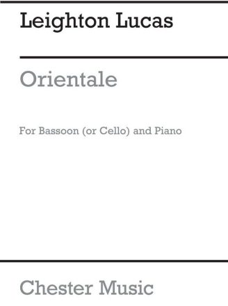 Leighton Lucas: Orientale Cello, Bassoon, Piano Accompaniment Instrumental Work