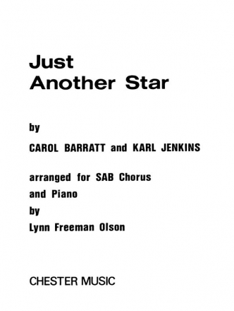 Just Another Star SAB, Piano Accompaniment Vocal Score